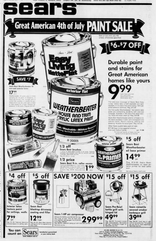 Great American 4th of July PAINT SALE!